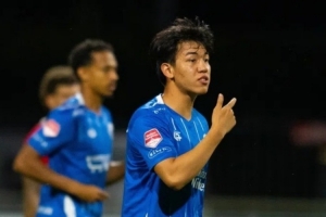 表现不俗！王博豪本轮荷乙踢满全场并造点，可惜队友罚丢